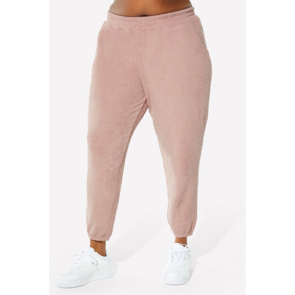 NWOT Women's Fabletics Yitty Pet Me Jogger Pants -  Mink Me - Plus 4X‎